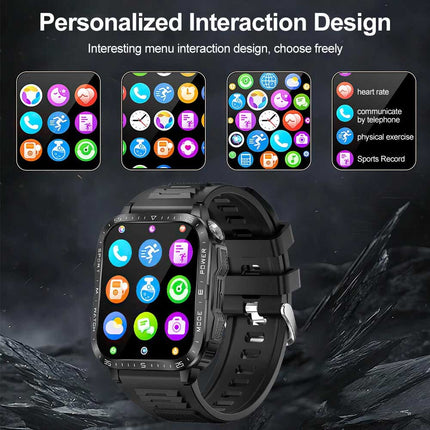 2025 Waterproof Smartwatch Heart Rate Fitness Tracker for Men Women