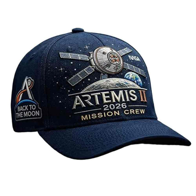 2026 Artemis II Back to the Moon Commemorative Space Cap, Lunar Hat
