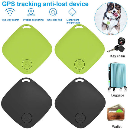 4 Pack Wireless Bluetooth GPS Tracker Anti Lost Key Wallet Pet Locator