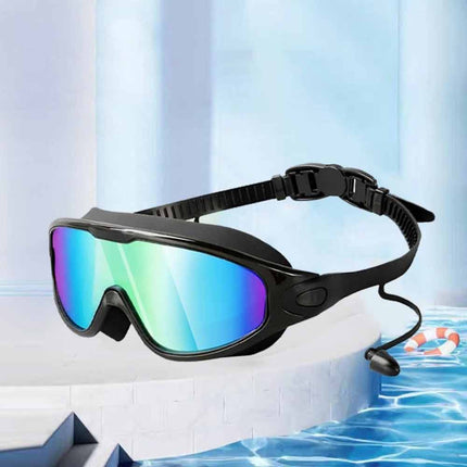 Adjustable Kids Anti-Fog Swimming Goggles for Boys Girls Black