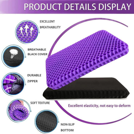 Extra Thick Orthopaedic Gel Cushion for Office Car Chair Long Sitting