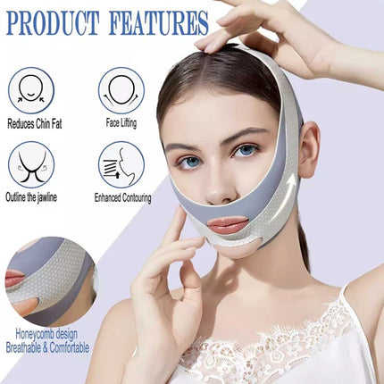 V-Line Face Mask Double Chin Reducer, Slimming Belt for Cheek Lift