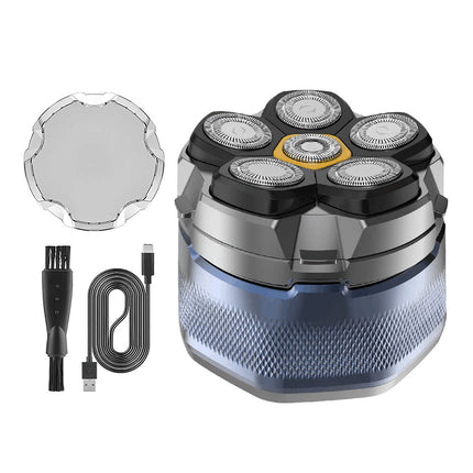 Electric Bald Head Shaver 6D Magnetic, Wet/Dry Beard & Hair Trimmer