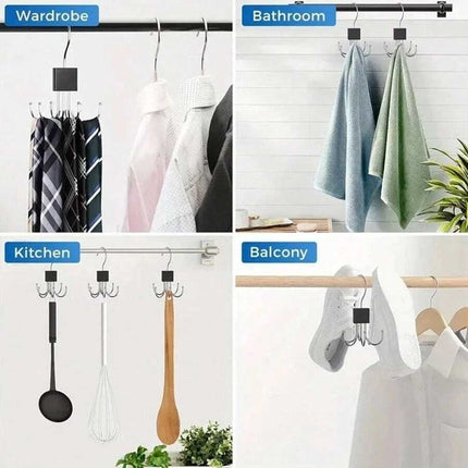 2pcs Hanger Belt Organizer Rack Space Saving Closet Hooks for Home New