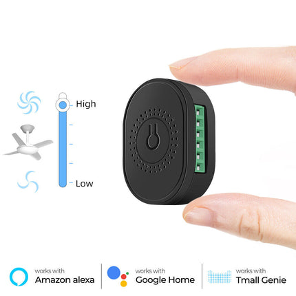 Smart WiFi Ceiling Fan Switch Tuya Wireless APP Remote Controller On Off