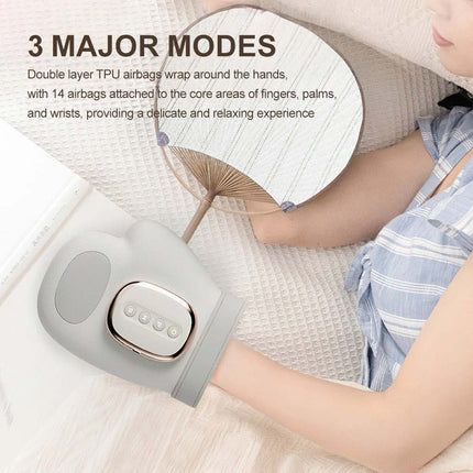 Cordless Hand Massager with Heat and Compression for Arthritis Relief