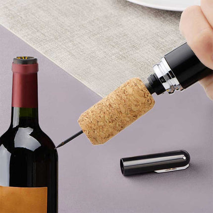 Wine Air Pressure Bottle Opener Pen Corkscrew – Easy Cork Remover Tool