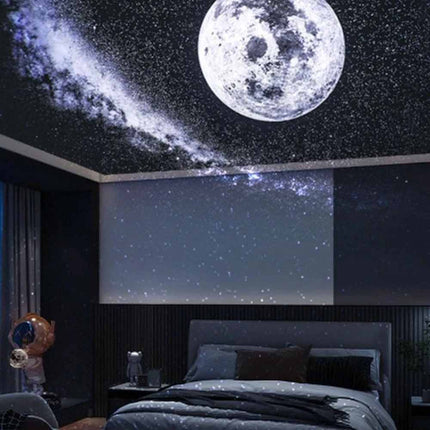 Car Home Galaxy Star Projection Lamp 360° Rotate USB Atmosphere Light