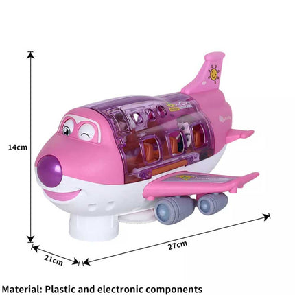 360° Rotating Electric Toy Plane with Sound & Light for Boys Xmas
