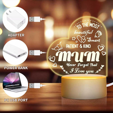 Night Light Mum Mother's Day Gifts For Her Mummy Mother Mom Nanny Present