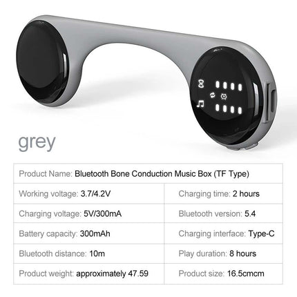 Under Pillow Sleep Speaker Bone Conduction Wireless Rechargeable 5.4