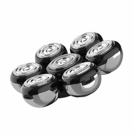 7D Electric Shaver Replacement Heads Men 7 Blade Floating Washable Razor