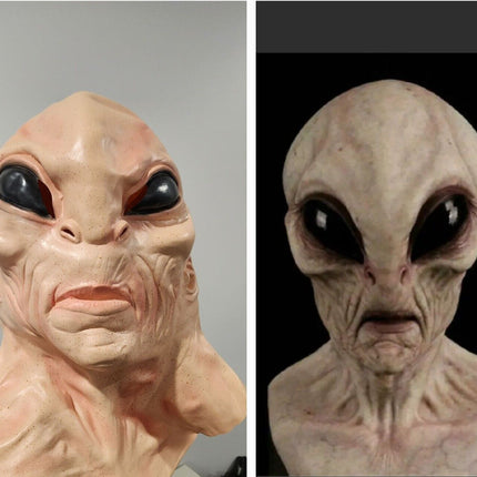 Soft Latex Alien Mask, Scary Halloween Cosplay Prop Comfortable