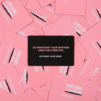Drunk Lovers Couples Drinking Game Card Deck Gift for Date Night