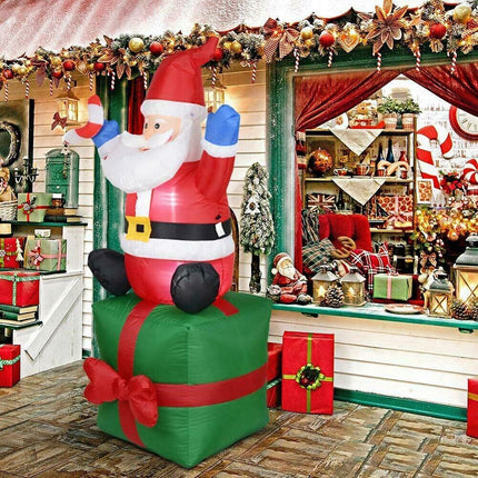 1.8M Giant Inflatable Xmas Santa 6ft Outdoor LED Light Yard Decor AU