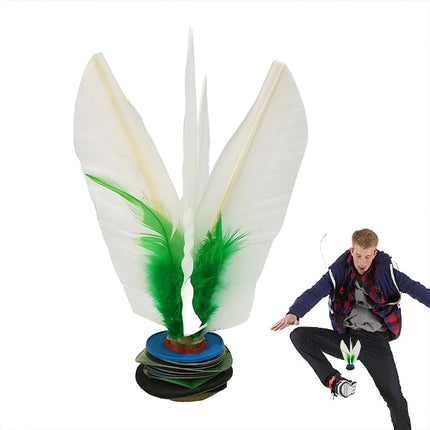 5PCS Goose Feather Jianzi Kick Shuttlecock Outdoor Foot Sport 16CM