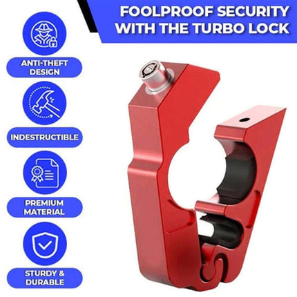 Handlebar Grip Safety Lock, Anti-Theft Brake for Motorbike Scooter