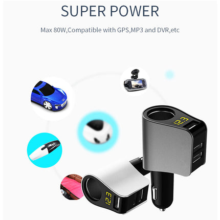 Universal Dual USB Car Charger Fast Charge 3.1A Cigarette Adapter