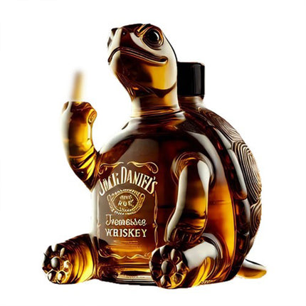 Turtle Whiskey Bottle 2025 Unique Animal Glass Decanter Good Gift