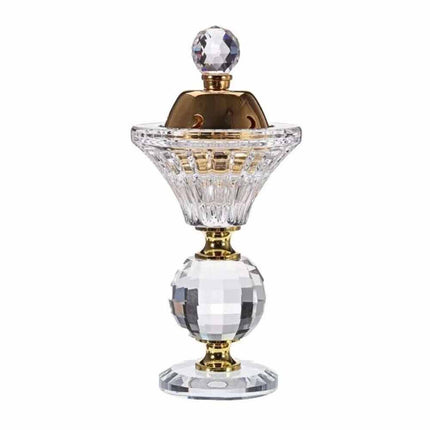 Glass Arabian Incense Burner Mabkhara Oud Traditional Decor Gift
