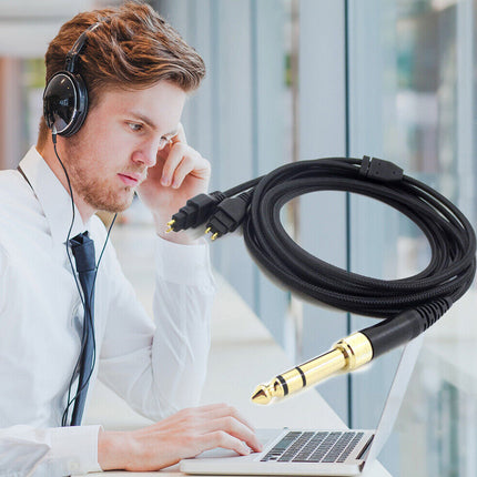 Replacement 2M Headphone Audio Cable for Sennheiser HD580 HD600 HD650