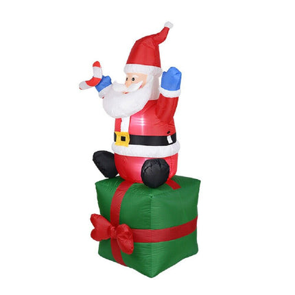 1.8M Giant Inflatable Xmas Santa 6ft Outdoor LED Light Yard Decor AU