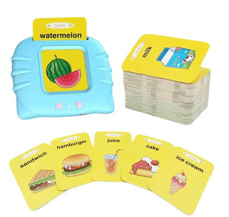 Talking Flash Cards Educational Sound Learning Words Toddler  Gift