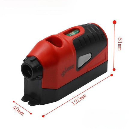 Mini Laser Level Vertical Horizontal Straight Line Measurement Gauge Tool