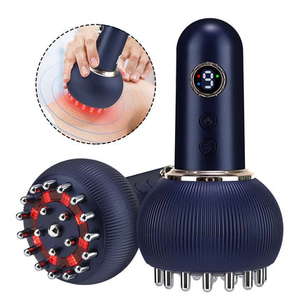 Electric Body Massage Brush Lymphatic Drainage Microcurrent Meridian Machine