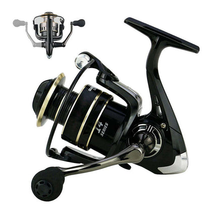 Fishing Spinning Reel 2000-7000, 10kg Max Drag, High Speed Metal Spool
