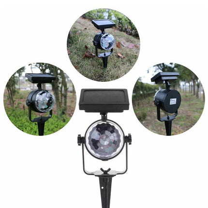 Solar Power Laser Star Projector Light, Waterproof Outdoor Christmas