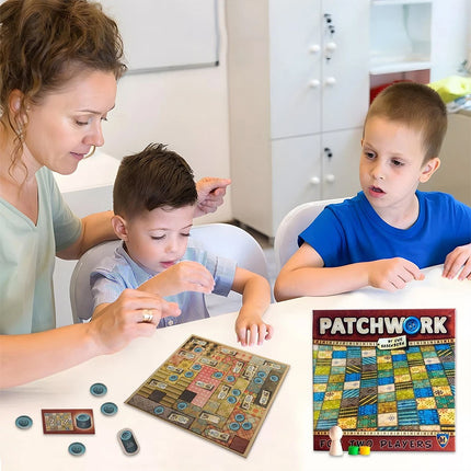 Patchwork Card Game 2 Players Board Game Party Xmas Gift