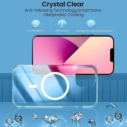 MagSafe Magnetic Shockproof Case for iPhone 14 Pro Max/Plus, Lens & Screen Protector