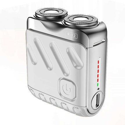 Ultra Clean Washable Double Head Electric Shaver Mini for Men Beard