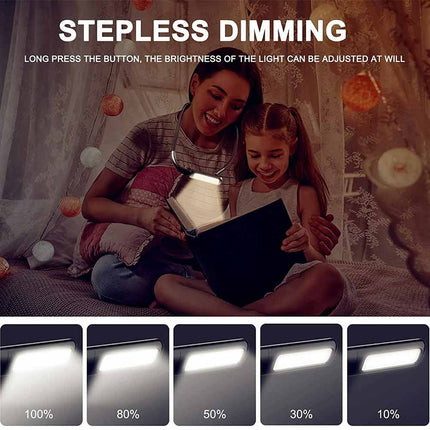 Hands Free LED Neck Reading Light USB Rechargeable Book Bed Night Lamp