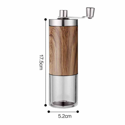 Portable Travel Hand Coffee Bean Grinder Stainless Steel Conical Burr