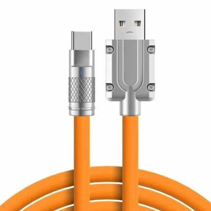 6A 120W Super Fast USB C Cable Liquid Silicone Heavy Duty Boxed