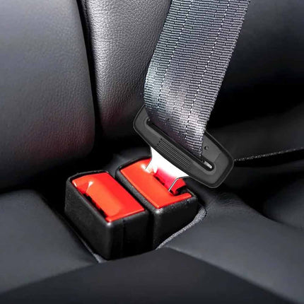 2PCS Car Seat Belt Buckle & Seatbelt Clips, 21mm Fits Most Cars