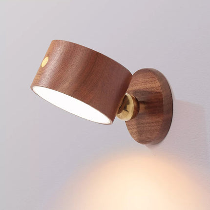 USB Rechargeable Wall Mounted LED Touch Light Dimmable Bedside Desk Lamp
