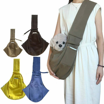 Portable Dog Cat Pet Carrier Shoulder Pouch, Travel Sling Backpack Outdoor