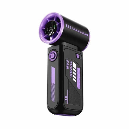 Portable Handheld Turbo Fan 3600mAh USB Rechargeable Adjustable Airflow