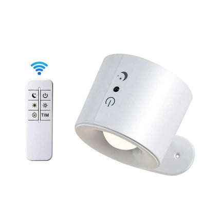 Rechargeable LED Magnetic Wall Mounted Night Lamp with Remote