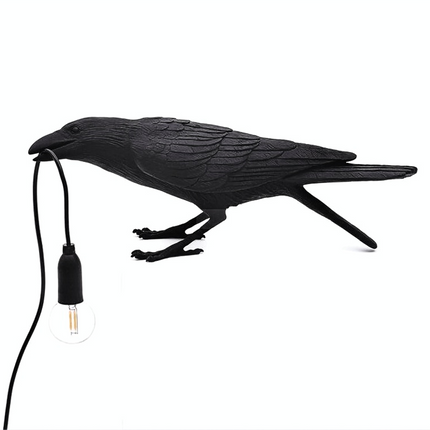 Lucky Bird Resin Wall Lamp Table Lamp Night Light LED Bedside Decor