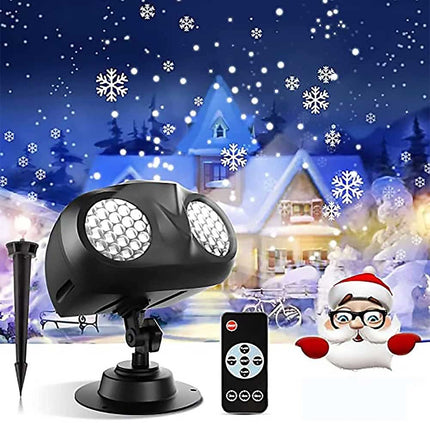 Outdoor Christmas Laser Projector LED Snowflake Lamp Xmas Party Decor NEW