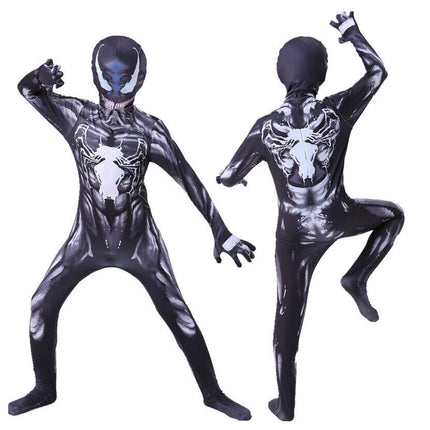 Venom Jumpsuit Costume Spiderman Superhero Cosplay Birthday Gift
