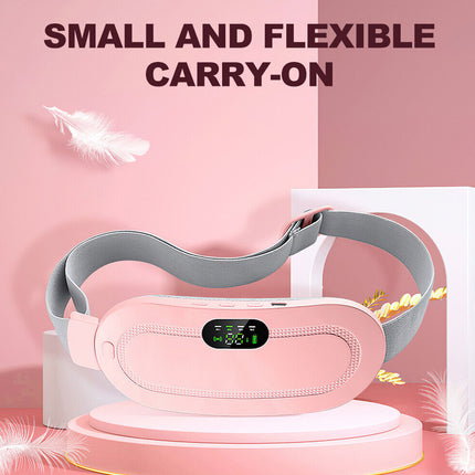 Electric Menstrual Cramp Relief Belt Heating Pad Massage Period Pain Therapy