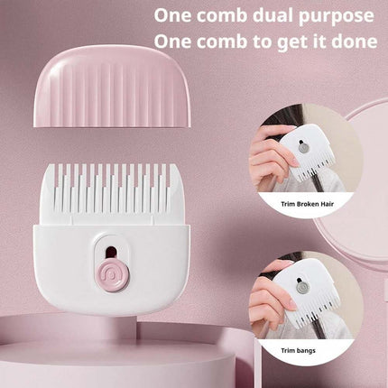 2-in-1 Baby Haircut & Grooming Comb for Trimming Bangs & Broken Hair