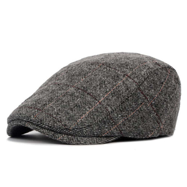 Classic Mens Newsboy Gatsby Ivy Cap, Cabbie Golf Driving Beret Beanie