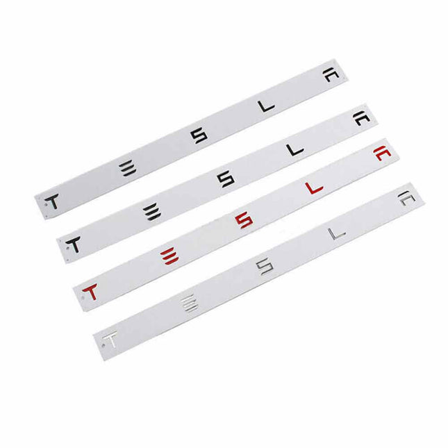 3D Trunk Letters Emblem Adhesive Badge for Tesla Model 3 Y X S