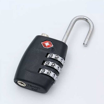 2-Pack 3-Dial Travel Luggage Combination Padlock for Suitcase